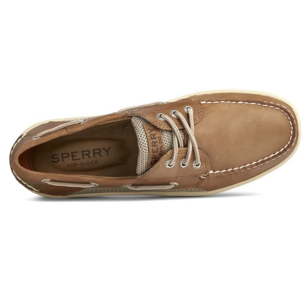 Sperry Topsider Men's 11.5 Billfish 3 Eye Boat Loafers Leather Shoes Preppy New - Picture 5 of 16
